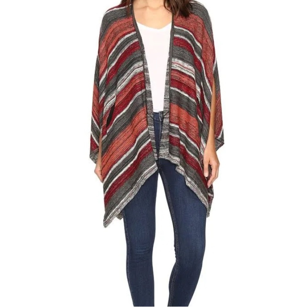 Women’s Volcom Striped Honcho Poncho